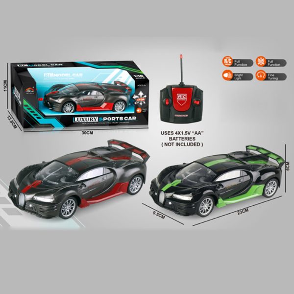 R/C LUXURY SPORTS CAR W/LIGHT (4CH) Battery not included