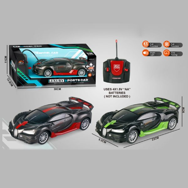 R/C LUXURY SPORTS CAR W/LIGHT(4CH) Battery not included