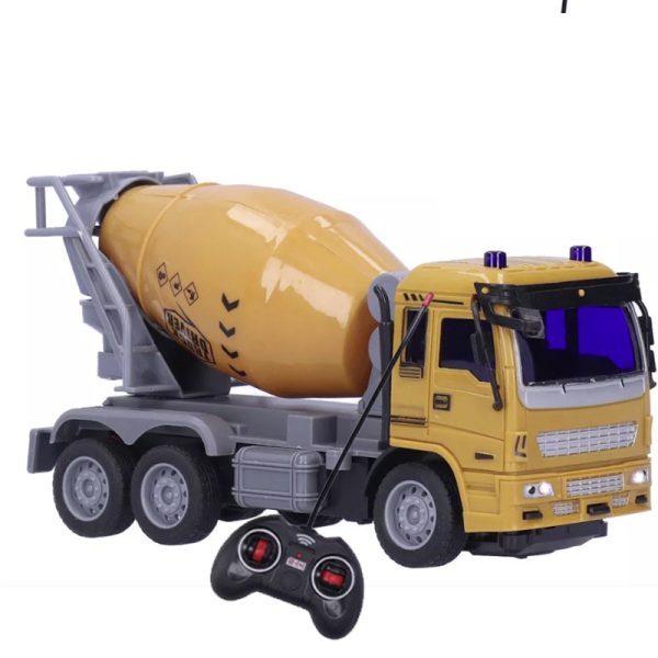 1:30 R/C CEMENT MIXER TRUCK (4CH) W/LIGHT & USB - Image 4