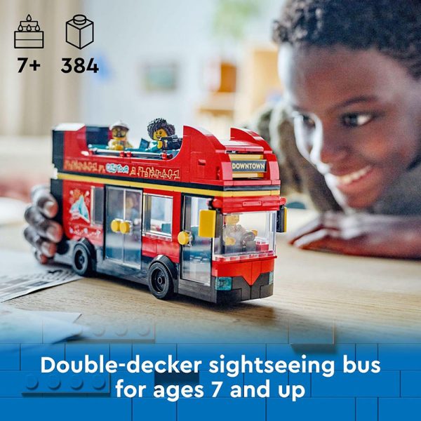 LEGO CITY RED DOUBLE DECKER SIGHTSEEING BUS - Image 2