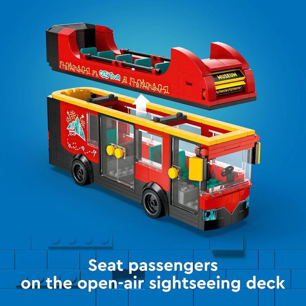 LEGO CITY RED DOUBLE DECKER SIGHTSEEING BUS - Image 3