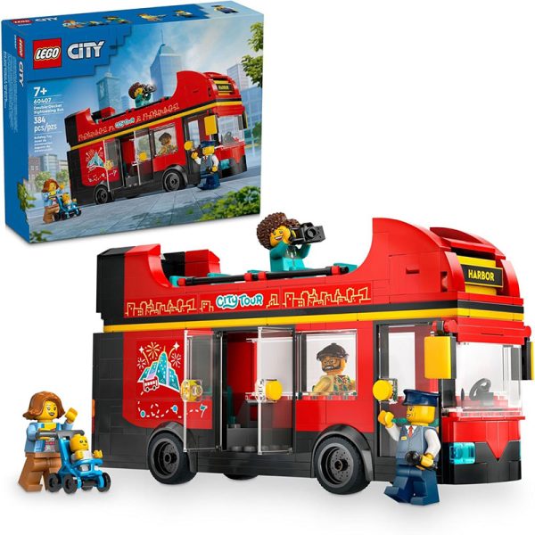 LEGO CITY RED DOUBLE DECKER SIGHTSEEING BUS