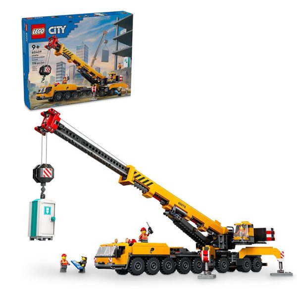 LEGO CITY YELLOW MOBILE CONSTRUCTION CRANE