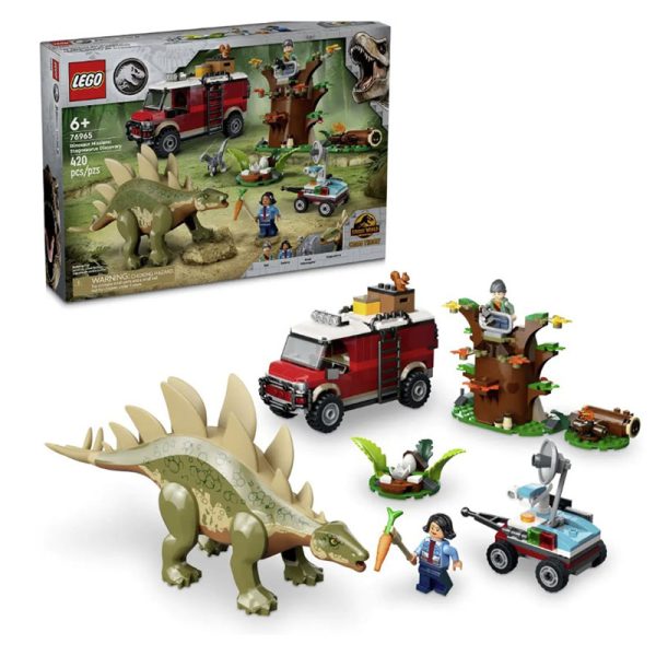 LEGO JURASSIC WORLD DINOSAUR MISSIONS STEGOSAURUS DISCOVERY