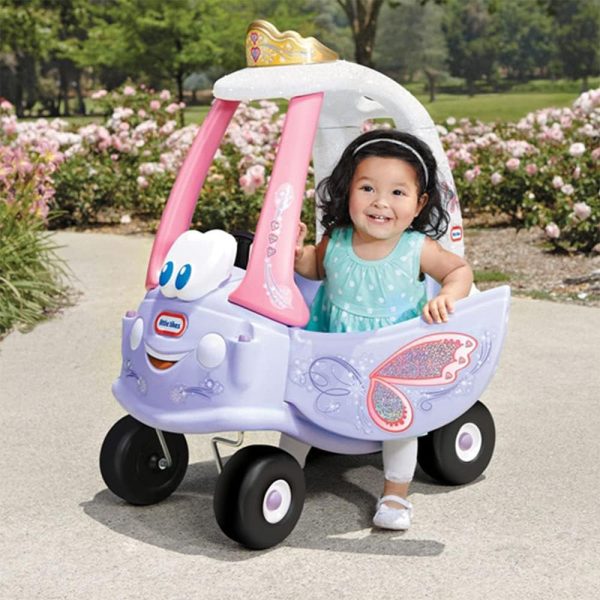 LITTLE TIKES FAIRY COSY COUPE RIDE ON - Image 2