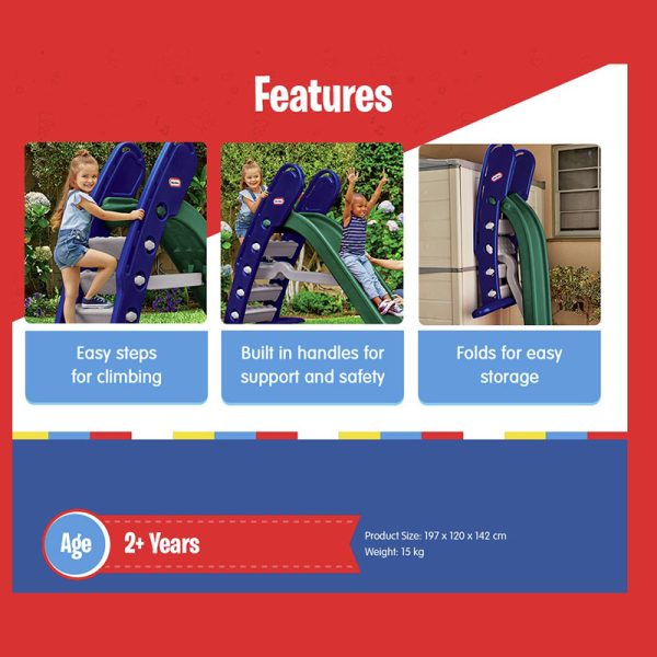 LITTLE TIKES GIANT SLIDE JUNGLE 180cm - Image 4