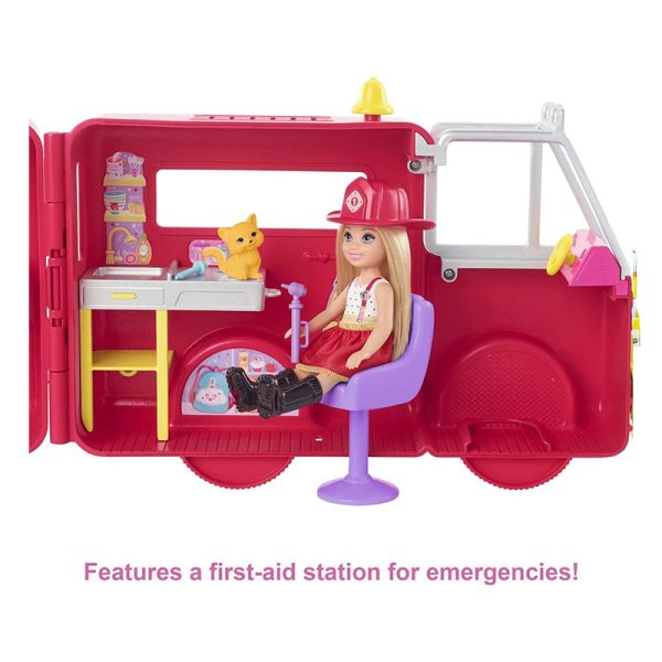 BARBIE CHELSEA FIRE TRUCK HCK73 - Image 4