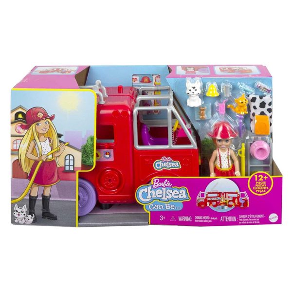 BARBIE CHELSEA FIRE TRUCK HCK73