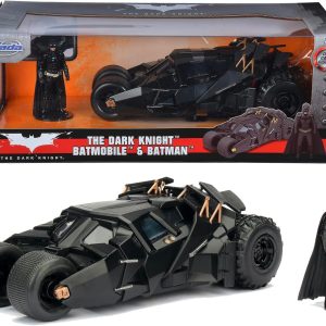 SIMBA BATMAN THE DARK KNIGHT BATMOBILE & FIGURE 1:24 DIECAST