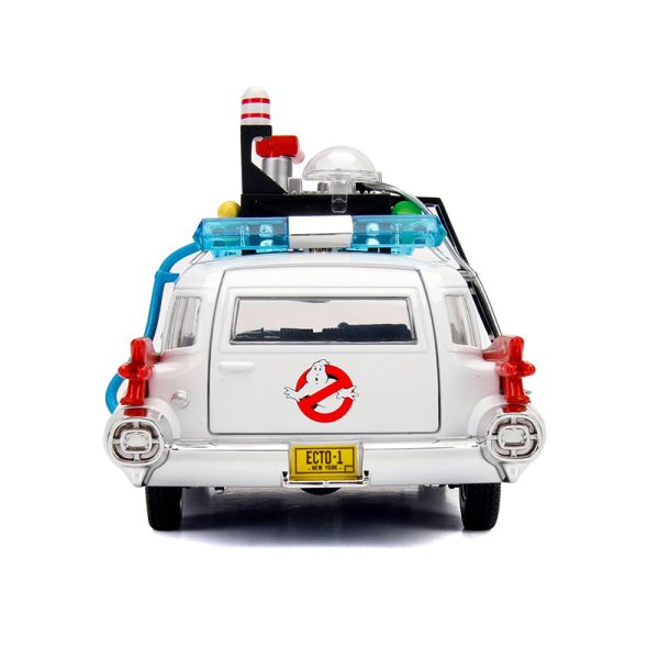 SIMBA GHOSTBUSTERS ECTO 1 WHITE 1:24 DIECAST MODEL CAR - Image 2