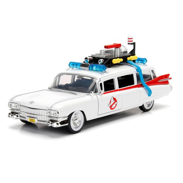 SIMBA GHOSTBUSTERS ECTO 1 WHITE 1:24 DIECAST MODEL CAR - Image 3