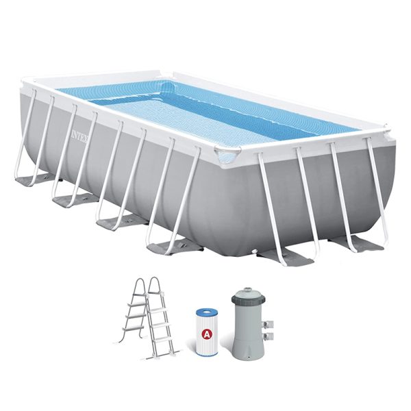 INTEX PRISM FRAME RECT 4M X 2M X 1M POOL SET