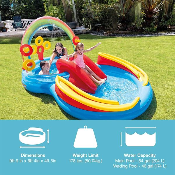 INTEX RAINBOW RING PLAY CENTER - 2.97x1.93x1.3 - Image 2
