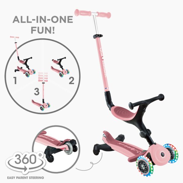 GLOBBER ACTIVE LIGHTS 360 PATEL PINK - Image 2