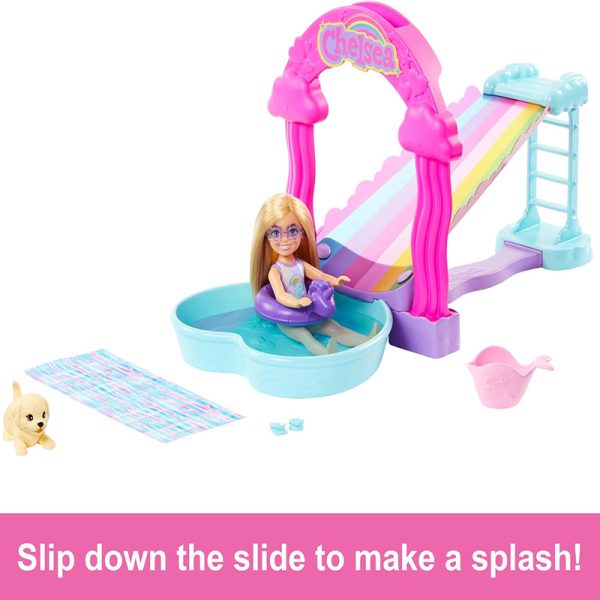 BARBIE CHELSEA DOLL RAINBOW WATER SLIDE SET - Image 3