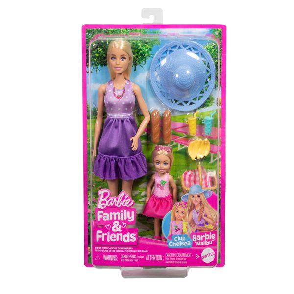 BARBIE FAMILY & FRIENDS CLUB MALIBU SET