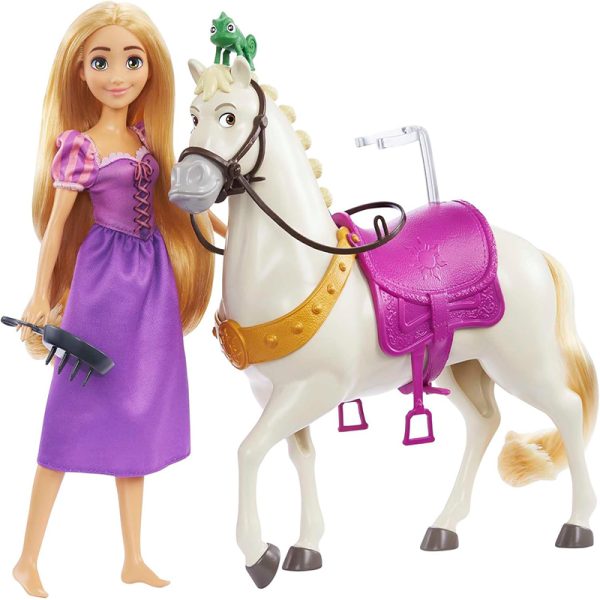 DISNEY PRINCESS RAPUNZEL DOLL & MAXMUS HORSE - Image 3