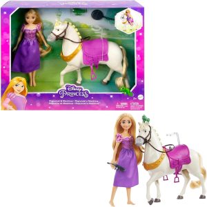 DISNEY PRINCESS RAPUNZEL DOLL & MAXMUS HORSE