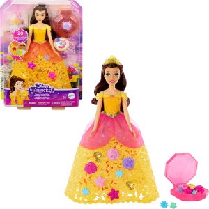 DISNEY PRINCESS BELLE FLOWER FASHION DOLL
