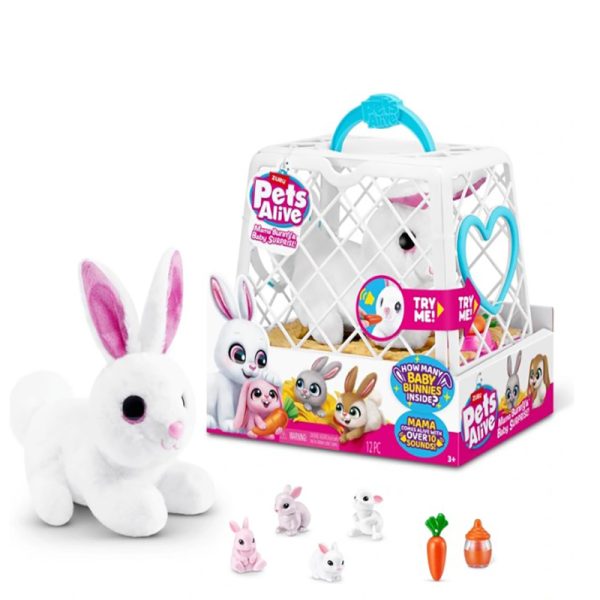 ZURU PETS ALIVE MAMA & BABY SURPRISE BUNNY - Image 3