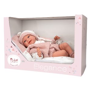ARIAS ELEGANCE 40 CM COLIN PINK W/ CUSHION WEIGHTED DOLLS
