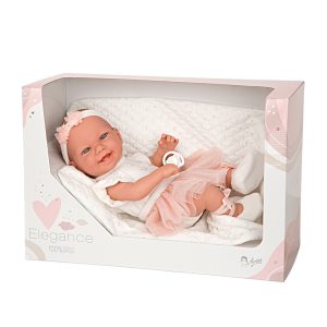 ARIAS ELEGANCE 42 CM ZOE BALLERINA W/ BLANKET VINYL BODY GIRL