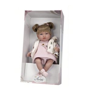 ARIAS ELEGANCE 45 CM ADI BEIGE W/ HAIR W/ MECHANISM LAUGHTER TRY ME