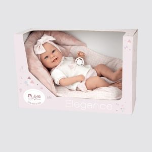 ARIAS ELEGANCE 42 CM ZOE PINK W/ CUSHION VINYL BODY GIRL