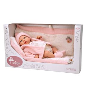 ARIAS REBORN ARIAS 40 CM MARTA PINK W/ BLANKET