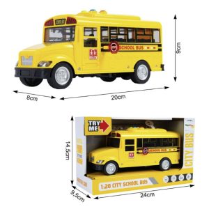 FRICTION SCHOOL BUS W/LIGHT & SOUND