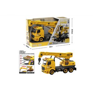 DIY FRICTION CONSTRUCTION CRANE W/LIGHT & SOUND