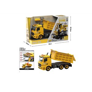 DIY FRICTION CONSTRUCTION TRUCK W/LIGHT & SOUND