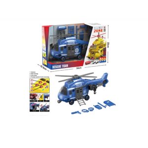 DIY FRICTION HELICOPTER  W/LIGHT & SOUND