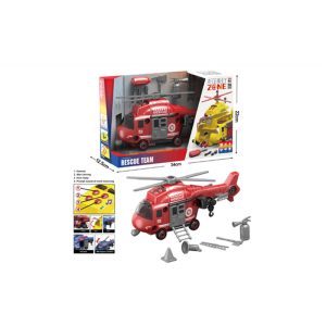 DIY FRICTION HELICOPTER  W/LIGHT & SOUND