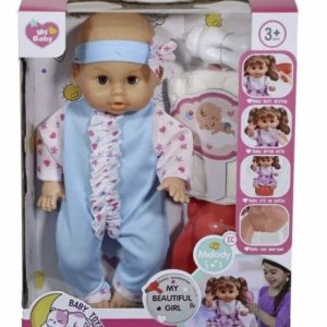 12"DOLL SET W/12 SOUND&DRINKING&PEE&BATTERY