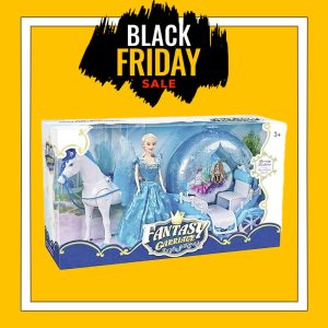 BLACK FRIDAY OFFER €65.99-€49.50 - PRINCESS CARRIAGE & DOLL W/SOUND