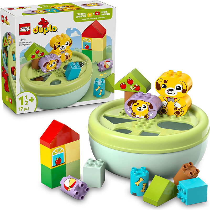 LEGO DUPLO MY FIRST SHAPE SORTER: PUPPY HOUSE