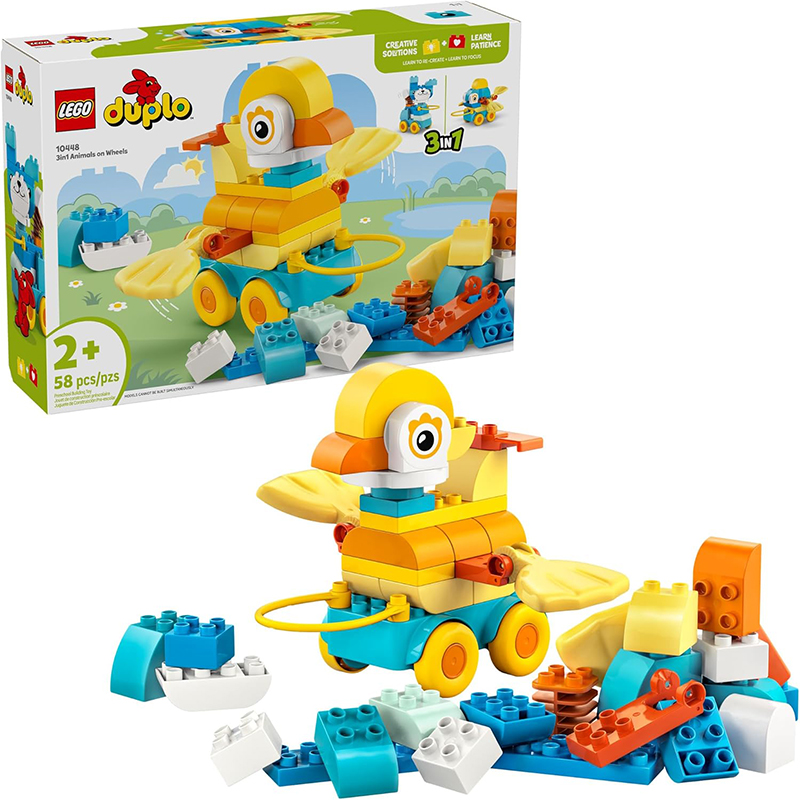 LEGO DUPLO TOWN 3IN1 ANIMALS ON WHEELS