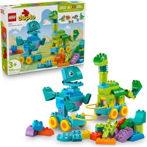 LEGO DUPLO TOWN 3IN1 DINOSAURS ON WHEELS