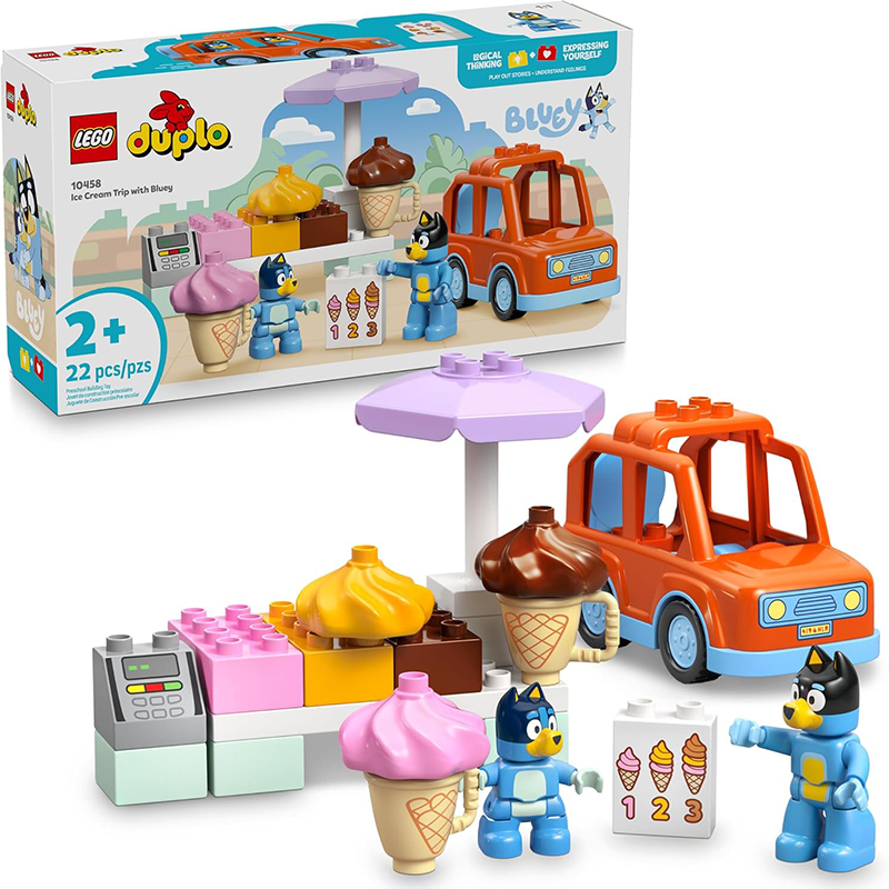 LEGO DUPLO BLUEY ICE CREAM TRIP WITH BLUEY