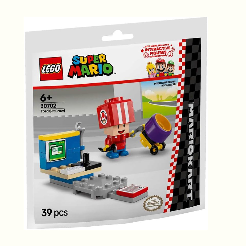 LEGO POLYBAG MARIO KART™ – TOAD (PIT CREW)