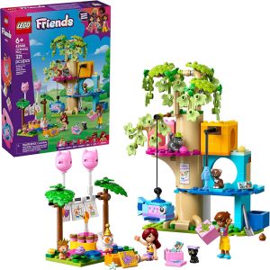LEGO FRIENDS CAT BIRTHDAY PARTY & TREE HOUSE