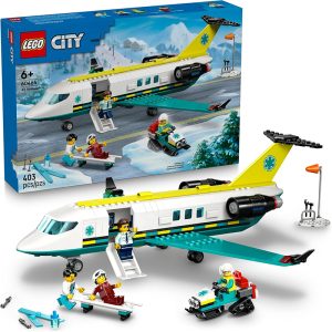 OFFER LEGO CITY BIG VEHICLES EMERGENCY AIR AMBULANCE AIRPLANE