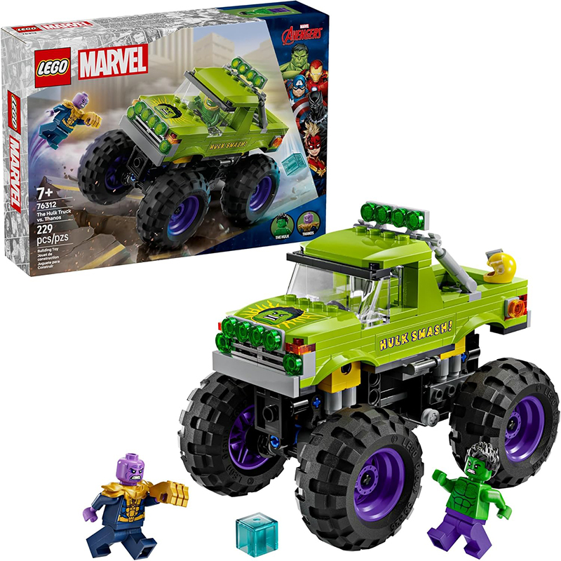 OFFER LEGO SUPER HEROES MARVEL THE HULK TRUCK VS. THANOS