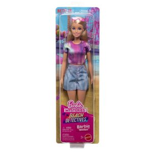 BARBIE MYSTERIES BEACH DETECTIVES DOLL MALIBU