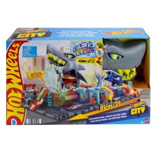 HOT WHEELS ULTRA SHARK CAR WASH PLAYSET
